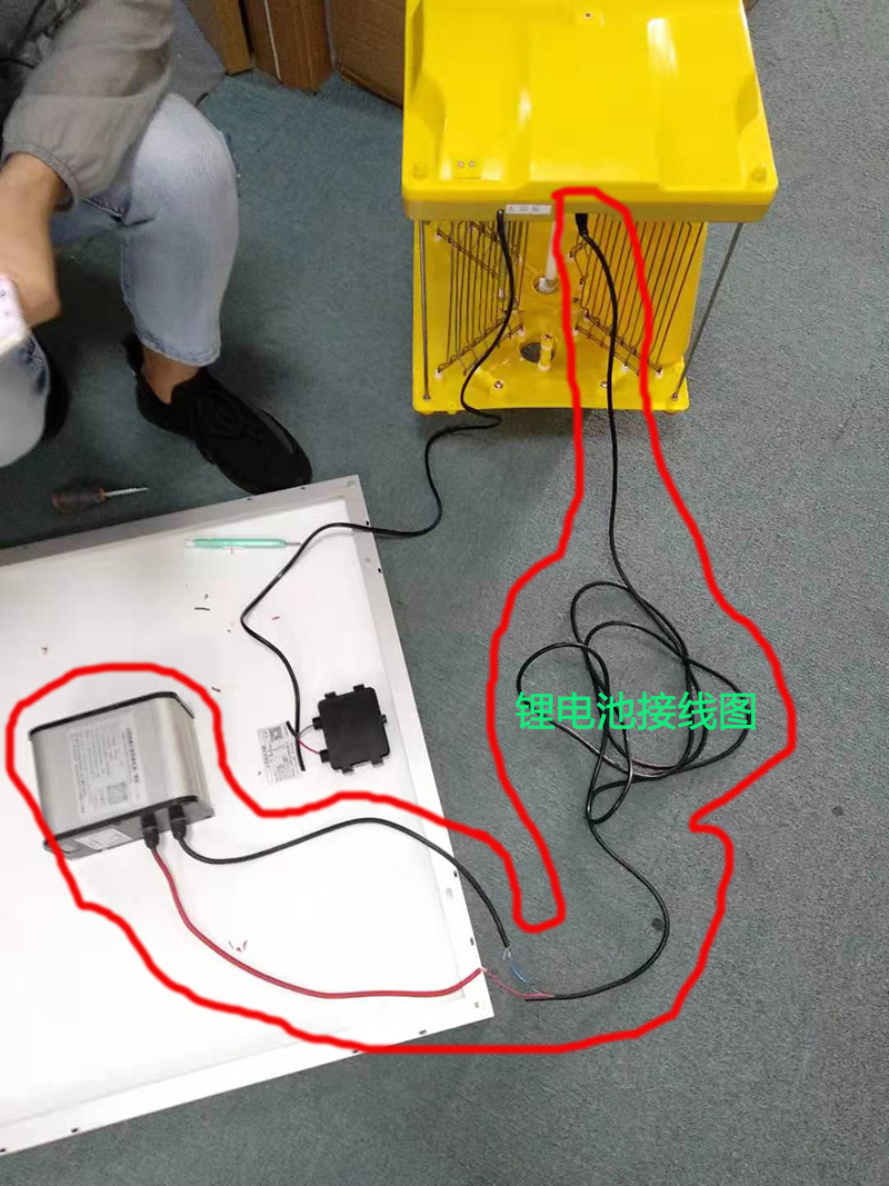 太陽(yáng)能殺蟲(chóng)燈蓄電池接線圖