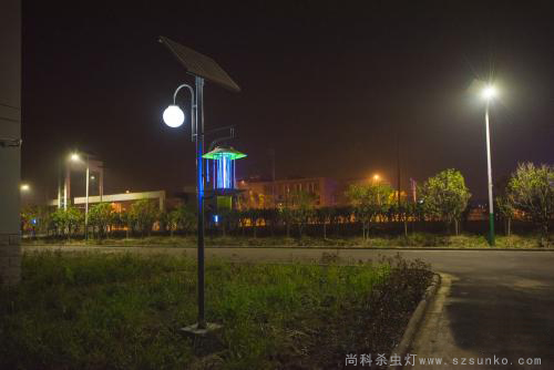 太陽(yáng)能殺蟲(chóng)照明一體燈殺蟲(chóng)路燈